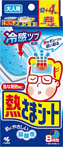 Kobayashi Cooling Gel Sheet 12sheet + 4