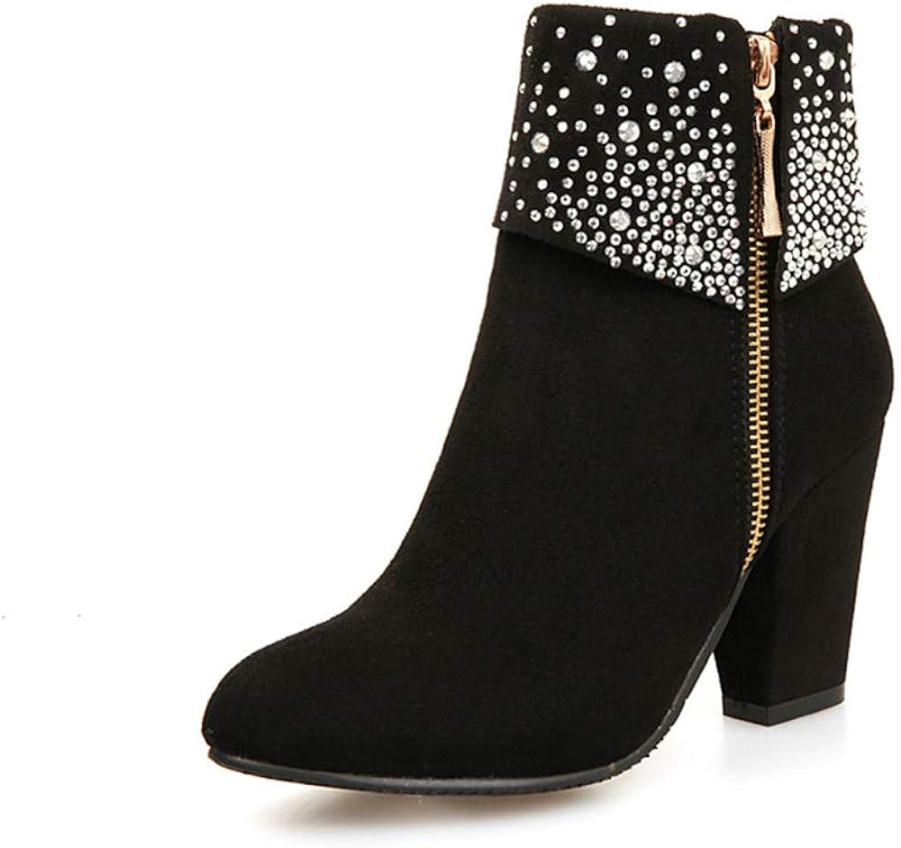 ladies sparkly ankle boots