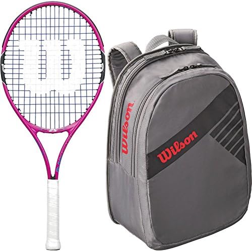  Wilson Burn Pink 21 Pre Strung Junior Tennis