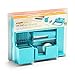 Poppin All Set, 12-Piece Desk Collection Set, Aqua
