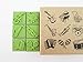 Np Crafts 12 Kids Music Instruments Rubber Stamps Set (CR018) New Packaging come in Round Plastic Box