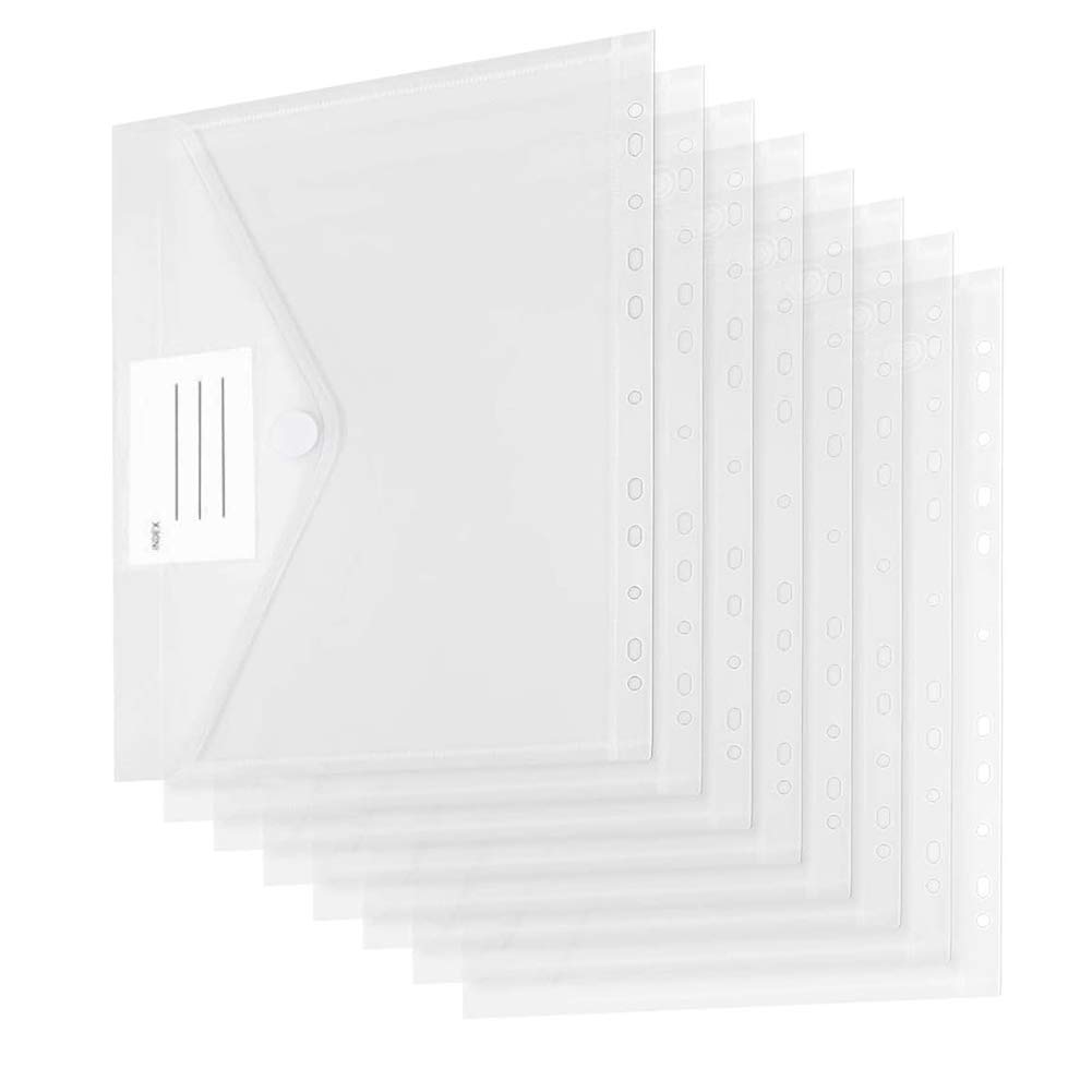 Document Folder,Document Wallet A4,Document Storage with Pocket,Document Wallet Transparent Pockets,Document Storage with Push Button (20)