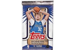 GENERIC 2025-26 TOPPS Basketball Card BLASTER Factory sealed pack of 12 cards - look for autograph, relics and rookie cards (Cooper Flagg) & A HOBBY REWARDS EXCLUSIVE BONUS PACK OF HOOPS BASKETBALL (3 cards per pack)