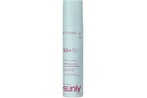 ATTITUDE Baby Mineral Sunscreen Lightweight Lotion SPF 50, Broad Spectrum Zinc Oxide, EWG Verified, Non-Nano, Water-Resistant
