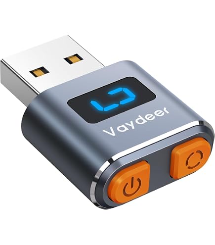 Émulateur De Souris Automatique USB-C - Plug And Play, Indétectable, Interrupteur Marche/arrêt, 3 Modes De Simulation
