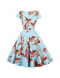 Vestido de té sin mangas Vintage LaceLady Boatneck con cinturón Vestido de cóctel