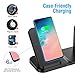 Wireless Charger, 3 in 1 10W Qi-Certified Fast Wireless Charger Stand Compatible iPhone XR/XS Max/XS/X / 8/8 Plus/Apple Watch/Airpods