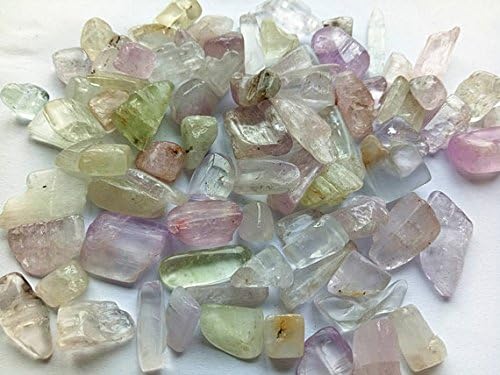 NewDreamWorld Natural Kunzite appx.9mm-12mm Spodumene Aquarium Gravel for Fish Tank Supplies, Aquarium Decor