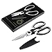 Heavy Duty Kitchen Shears, Olivivi Ultra Sharp Scissors with Cover for Chicken, Poultry, Fish, Meat, Vegetables, Herbs