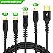 Micro USB Cable Android Charger - Arshcea [4Pack 2x3ft 2x6ft] Durable Nylon Braided Micro USB Charger - Fast Charging Cord Compatible Samsung, Kindle, HTC, Nexus, LG, Xbox, PS4 More – Black