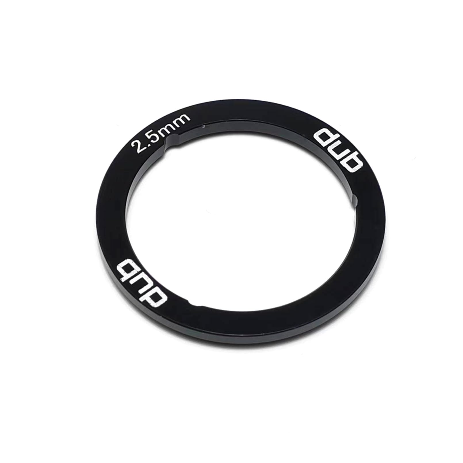 takewell DUB Bottom Bracket Spacer for SRAM DUB Bottom Bracket Installation, Aluminum, Black, 1 PCS, Width: 2.5 mm. The Aluminum Alloy Spacer Replaces Plastic Spacer.