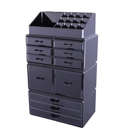 Amazon Com Teekland Makeup Organizer Acrylic Cosmetic Storage