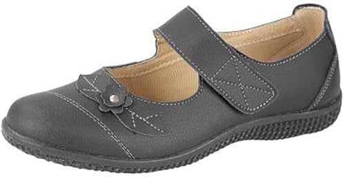 ladies wide fit velcro fastening shoes