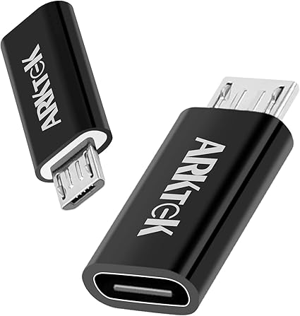 Amazon 2個セット Arktek Usb C Micro Usb アダプタ Usb Type C サンダーボルト 3対応 Micro Usb ケーブル 充電器 コンバーター データ 転送 デジカメラ Galaxy S7 Z5p 他対応 黒 Arktek Usbアダプタ