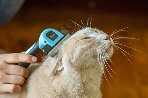 Pet Grooming Dog & Cat Brush For Shedding, Effective for Long & Short Hair Pet Grooming Tool, Reduces Dogs and Cats Shedding Hair By More Than 95%, The Professional Deshedding Tool