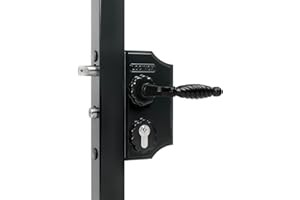 LOCINOX LAKY F2 Ornamental Gate Lock 5050 (for profiles 1-7/8” to 2”)