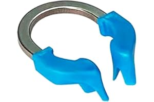 Windplusya Dental Sectional Matrix System, Dental Sectional Contoured Matrices Refill Matrix Bands, Sectional Contoured Metal Matrices, Nickel Titanium Clamp Ring Resin Holder Clip Ring-BLUE