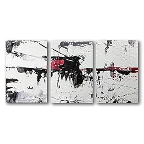 3 Panel Abstract Oil Painting Pictures Home Wall...
