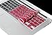 MOSISO Silicone Keyboard Cover Compatible with MacBook Air 13 inch A1466 A1369 2010-2017&Compatible with MacBook Pro 13/15 inch (with/Without Retina Display, 2015 or Older Version), Wine Red