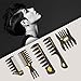 5 PCS Hair Comb Styling Set Barber Hairstylist Accessories - Professional Shaping & Teasing Wet Combs Tools with Packaging Bag, Anti Static Hair Brush for Men Boys