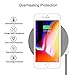 Wireless Charger, BFEIZHU 10W Fast Wireless Charging Pad for iPhone X/8/8 Plus/Samsung Galaxy S5/S6/Note 3 and All Qi-Enabled Phones (QC2.0 Adapter Included) (Gray)