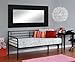 DHP Metal Daybed Frame, Twin Size Furniture, Black