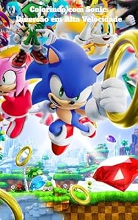 Livro COLORINDO COM O SONIC: DIVERSÃO EM ALTA VELOCIDADE