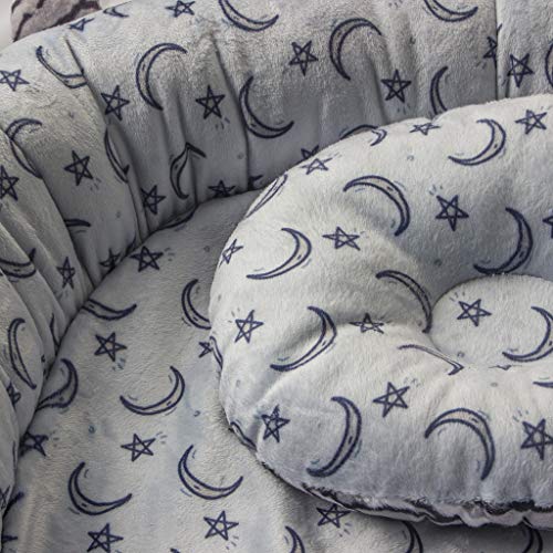 vocheer Baby Bed, Baby Lounger Bed Portable Sleeping Crib Head