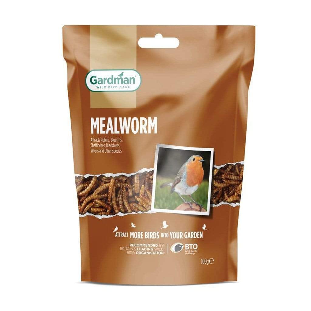 Gardman Mealworms for Wild Birds, 100 g