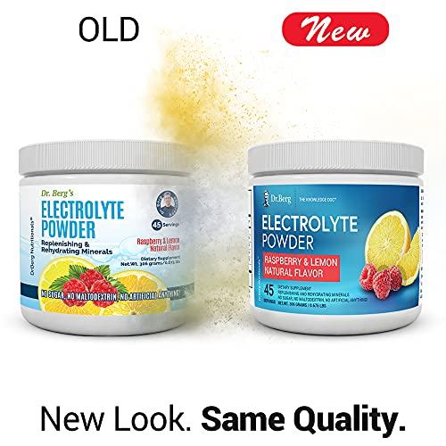 Bergs Electrolyte Powder Raspberry Lemon Natural Flavor, 44 OFF