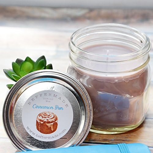 Cinnamon Buns Scented Soy Mason Jar Candle, 16 oz