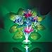 The Paragon Lighted Fiber Optic Flower Bouquet - Artificial Silk Floral Arrangement with Multi Colored Fiber-Optic Lights