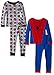 Marvel Boys' Toddler Snug Fit Cotton Pajamas, Spiderman-Spidey Uniform, 3T