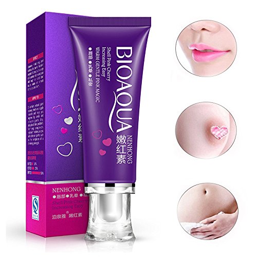 Mosunx BIOAQUA Pink Cherry Lip Private Part Nipple Bleaching Whitening Pinkish Cream (A)