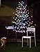 Bolylight LED Lighted Frosted Ball Tree 6ft 184L Bulb and Christmas Decorations for Home/Bedroom/Party, Outdoor and Indoor Use Multi-Color