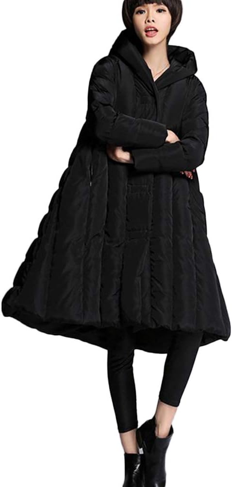 Damen Steppmantel Mit Kapuze - Langer Wintermantel Wasserfest In Vielen Größen