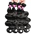 YAEONS 8A Hair Brazilian Hair 4 Bundles Body Wave 18 20 22 24inch 100% Unprocessed Virgin Human Hair Weave