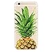 iPhone 6 / 6S Case, Deco Fairy Ultra Slim Rubber Silicone TPU Back Cover - Summer Upper Pineapple