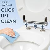 AQUALONA Luxury Soft Touch Slow Close Toilet Seat White 42x36cm view 3