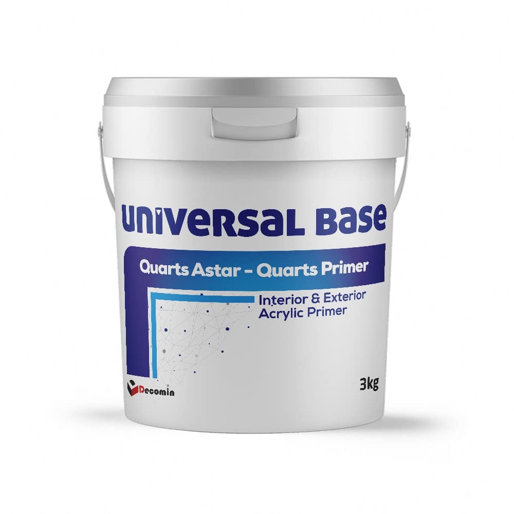 Universal Quarts Primer - For Any Decorative Plasters & Venetian Plasters - 3 KG (UNIVERSAL QUARTZ PRIMER)
