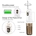 Water Flosser,Bestrice Nasal Irrigation Dental Care Collapsible Portable Oral Irrigator with Nasal Wash of 2 Modes Cordless IPX6 Waterproof Rechargeable by USB Charger(Gray)