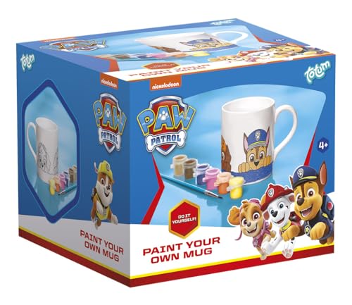 Kit Créatif - Pat Patrouille - Paint A Mug - Décore Ton Mug -