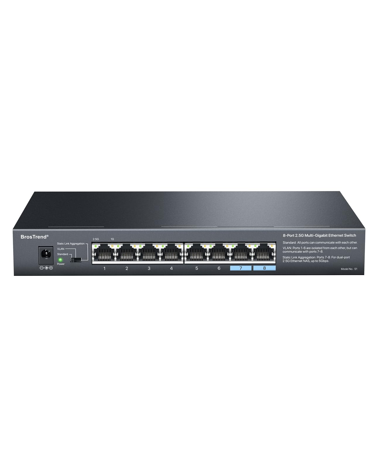 Mua 8Port 2.5G Switch MultiGigabit Unmanaged Network Switch