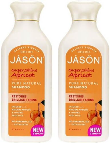 (2 Pack) - Jason Bodycare - Apricot Shampoo | 473ml | 2 PACK BUNDLE