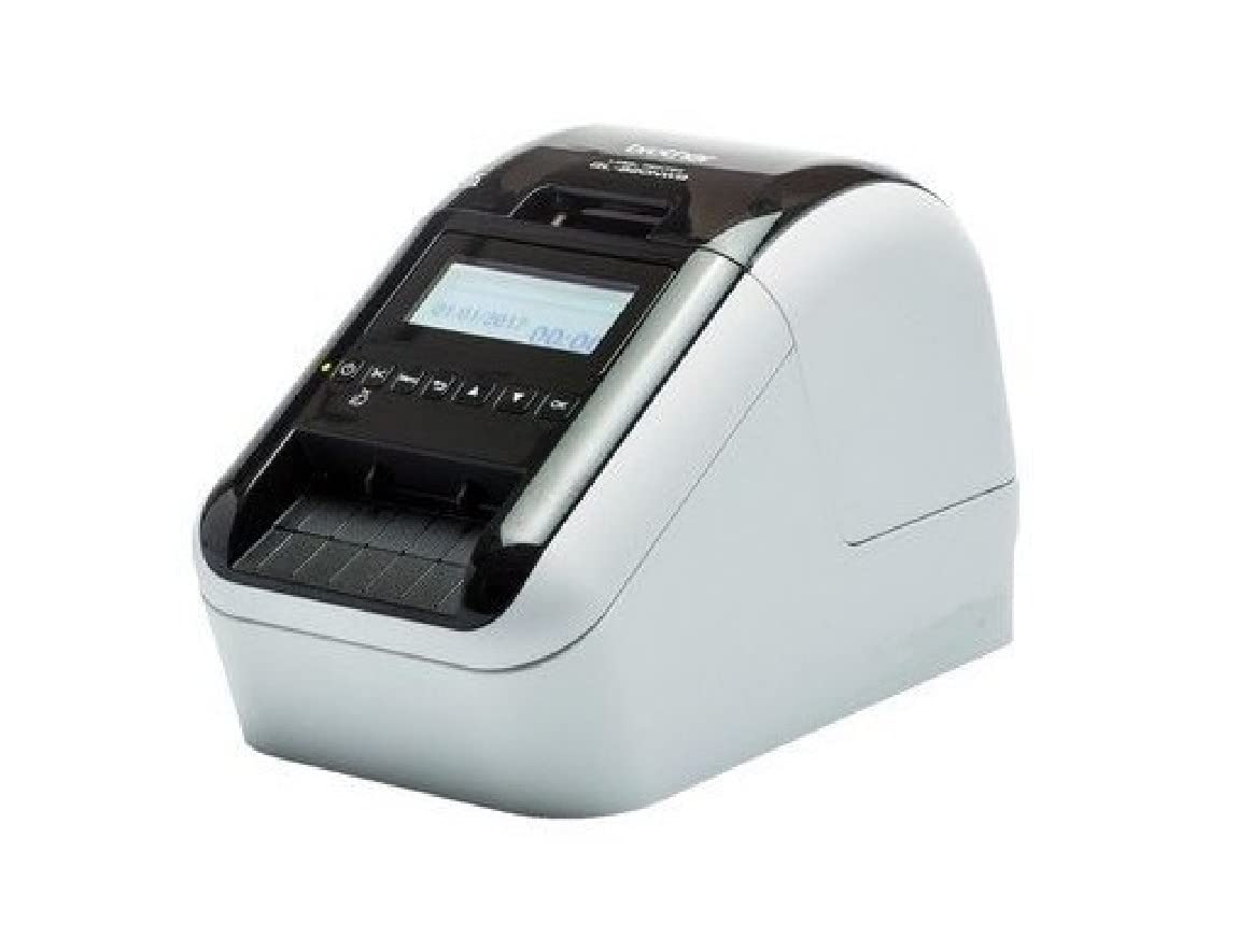 Brother ql-820nwb – Label Etiketten (WLAN, Bluetooth 2.1, USB 2.0, LCD Display, Automatischer Papierschneider, Schwarz und Rot)