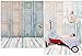 Laeacco 3x5ft Western Rustic Wood Backdrop Retro Wooden Door Grunge Wood Floor Background Vintage Wooden Boards Backdrop Child Kids Newborn Baby Portraits Shoot Baby Shower Birthday Photo Studio Props