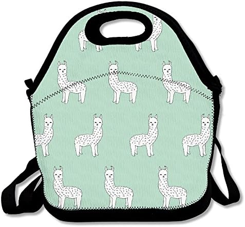 Cute Alpaca Llama Lunch Bag Adjustable Strap