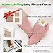 Baby Hand and Foot Prints Picture Frame Kit with Clay-Perfect for Baby Shower Baby Registry and Gender Reveal Party for Moms and Grandparents-Unique Baby Room Decor for Baby Girls and Baby Boys