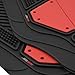Motor Trend FlexTough 2 Tone Rubber Car Floor Mats for Auto - Heavy Duty All Season Black & Red