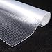 M-Aimee Drawer Liner Refrigerator Pads EVA Fridge Shelf Liners Pad Clear Fridge Cushion Liner Non-Adhesive Cupboard Cabinet Drawer Non-Slip Mat No Odor for Kitchen Home, 12